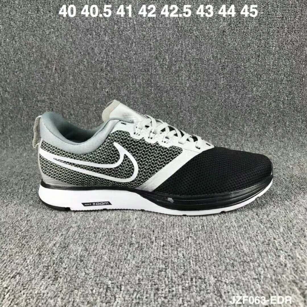 Nike Zoom Strike Black Grey White Running Shoes